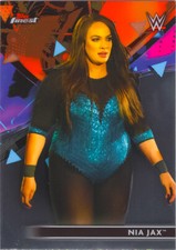 Nia Jax 2021 Topps Finest WWE Wrestling Raw Chromium Chrome Base Card #26