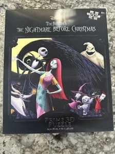PRIME 3D “The Nightmare Before Christmas” Disney Puzzle 500 Piece 24”x18” *NEW* - Picture 1 of 2