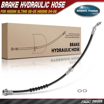 Manguera hidráulica freno delantero izquierdo izquierdo Nissan Altima 2002-2005 Máxima 2004-2008 Foto 1 de 4
