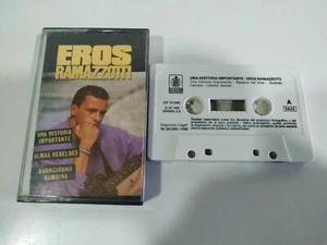 Eros Ramazzotti Una historia Important+ciertos momentos+Heroes 3 X Cassette - Picture 1 of 3