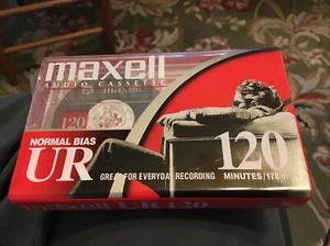 Maxell UR120 - 120 Minutes - Audio Cassette Tape - Normal Bias - Picture 1 of 6