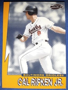 1999 Pacific Invincible Cal Ripken Jr. #4 FREE SHIPPING MVP HOF MLB RARE INSERT