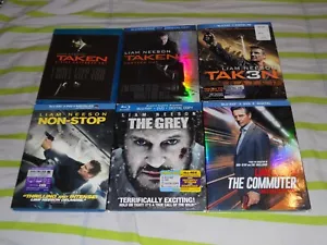 Taken Trilogy Blu-ray Taken 1,2 & 3 Liam Neeson Action Crime Thriller - Picture 1 of 1