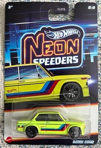 HOT WHEELS WALMART EXCLUSIVE NEON SPEEDERS BMW 2002 - Picture 1 of 3