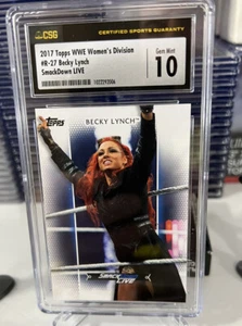 becky lynch 2017 topps women’s division smack down live r-27 csg 10 - Picture 1 of 7