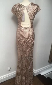 Stunning Embellished Dress Gown Size 12 - Picture 1 of 4