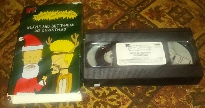  MTV Video ~ BEAVIS AND BUTTHEAD DO CHRISTMAS ~ VHS TAPE  Rare 1996 - Image 1 of 3