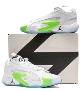 Nike Jordan Luka Two White Sneakers Luka Doncic Trick Shot Trainers Size 7.5UK - Picture 1 of 6