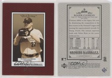 2005 Upper Deck Origins Old Judge Red /99 Roger Clemens #54
