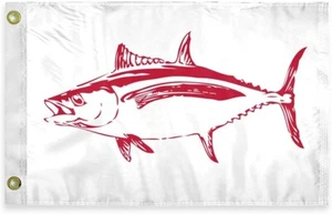 AGAS Albacora Novedad Barco Bandera 12"x18" 200D Nylon, Ojales de Latón, Cabecera de Lona - Imagen 1 de 7