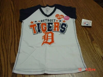 Girls Detroit Tigers Embellished Shirt V Neck - Image 1 of 3