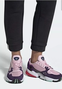 adidas pink falcon shoes