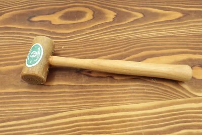 Garland 11001 Weighted Rawhide Mallet 4 oz Size 1 - 1 1/4" Face NOS 1 Per Order - Image 1 of 4