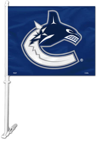 Vancouver Canucks NHL Car Flag Window Pole Banner Auto Truck Hockey Fan Tailgate Cover