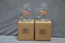 2x Jam Shed Mason Jar Cup Wine Glass With Handle In Gift Box Christmas Brand New