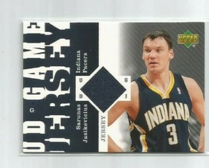 SARUNAS JASIKEVICIUS (Pacers) 2006-07 UPPER DECK NBA UD RELIC CARD #GJ-SJ - Picture 1 of 1