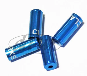 4 Endhülsen für Schaltzughülle 4 mm Blau - Bild 1 von 1