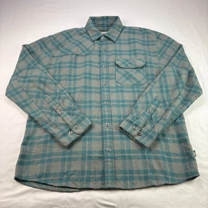Howler Bros Shirt Mens Large Gray Plaid Harkers Flannel Button Up Outdoor Casual - Picture 1 of 10