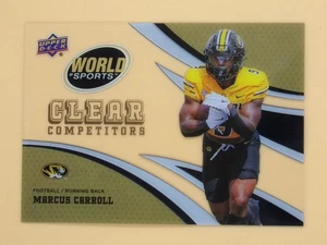 2025 Upper Deck World of Sports Marcus Carroll Clear Competitors #CCCA Football - Bild 1 von 2