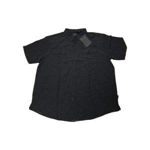 Kenneth Cole - Button Down Casual Shirt - Mens 2XL - Black - Floral - 69$ MSRP - Picture 1 of 4