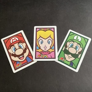 Nintendo 3DS AR Cards Mario Peach Luigi - Picture 1 of 1