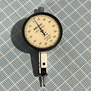 Mitutoyo 513-401 Dial Test Indicator DTI Analog White Japan Used - Picture 1 of 10