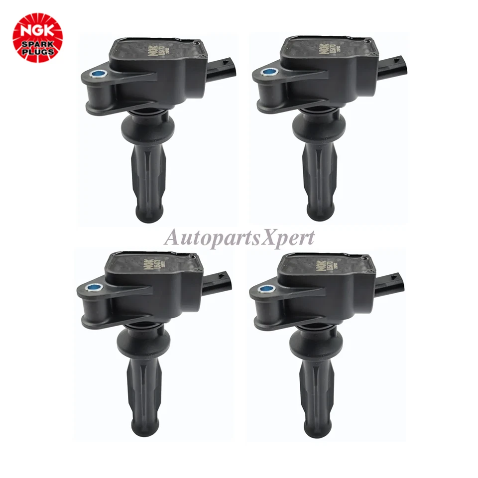 31359814 For Ford Focus 2015-2018 Fusion 2013-2019 2.0L 4x OEM NGK Ignition Coil - Изображение 1 из 4