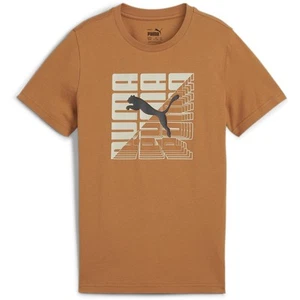 Puma Kids Graphics T-shirt 1 B Unisex Regular Fit - Picture 1 of 5