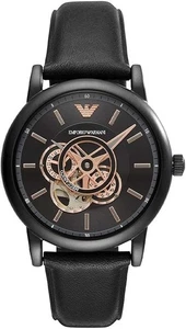 Emporio Armani Chronograph Automatic Black Dial Men's Watch - - Picture 1 of 3