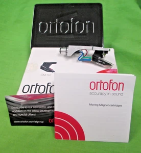 CARTUCHO Y LÁPIZ ÓPTICO ORTOFON OM 5E CROMADO TIPO TÉCNICA TIPO CARCASA DE CABEZAL - Imagen 1 de 8