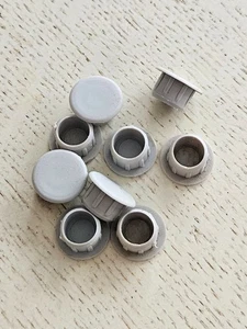 Ikea Pax Komplement 9 Lochblenden grau 10077768 Fußkappen Schrank Regal - Bild 1 von 7