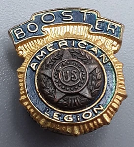 Spilla da bavero vintage American Legion BOOSTER membro vite - Foto 1 di 6