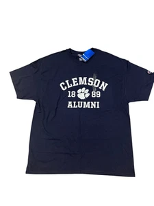 NWT Clemson Tigers Champion T-Shirt XL Dark Blue - Picture 1 of 6