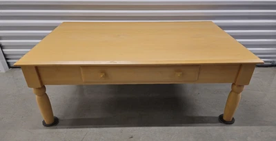 Ethan Allen American Dimensions Rectangular Coffee Table, #15-8320 #255 Natural - Image 1 of 4