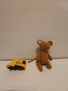 American Girl Angelina Ballerina Mouse Polly bambola peluche 2002 rosa nastro giacca - Foto 1 di 5