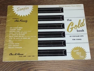 The Gold Book Popular Hits Piano Special Sampler 1955 John Kennedy Chas Hansen - Imagen 1 de 5