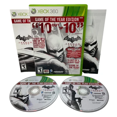 Batman: Arkham City - Xbox 360 - Complete Game of the Year Edition - Tested - Image 1 of 4