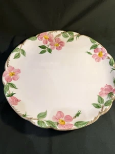 Desert Rose Franciscan Ware Serving Platter 14” Round Vintage - Picture 1 of 4