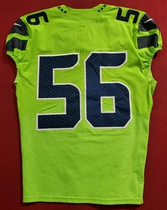 Seattle Seahawks 2018 Blank #56 Team-Issued Color Rush Jersey w\COA - SA 10622 - Bild 1 von 10