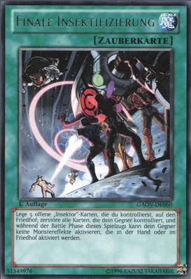 YuGiOh Finale Insektifizierung GAOV-DE060 Rare NM 1st - Bild 1 von 2