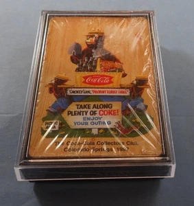 SMOKEY BEAR COCA COLA COLLECTOR PLAYING CARDS MIB - Picture 1 of 2