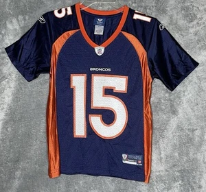 Tim Tebow #15 Denver Broncos Women’s Small Onfield Reebok Jersey Navy & Orange - Picture 1 of 11