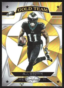 5203G 2023 Panini Certified #GT-14 A.J. Brown Gold Team - Picture 1 of 2