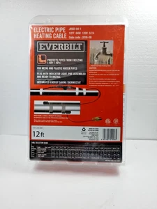 Everbilt JHSD-84-1, 12 Ft  Electric Pipe Heating Cable 84W 120V-AC - Picture 1 of 6