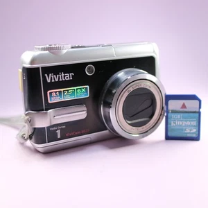 Vivitar Digital Camera Vivicam 8625 8.1MP Black Tested - Picture 1 of 12