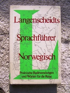 NORWEGIAN GERMAN TRAVEL PHRASEBOOK Langenscheidts Sprachführer NORWEGISCH 1982 - Picture 1 of 2