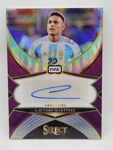 2024-25 Panini Seleziona FIFA Firme Lautaro Martinez Auto Viola /49 Argentina - Foto 1 di 3