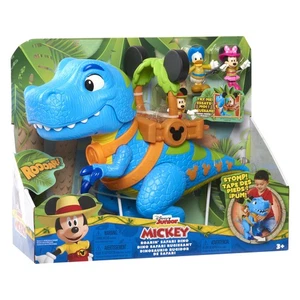 Topolino Funhouse Roarin Safari Dino Giocattolo Figure Playset con Suoni - Foto 1 di 7