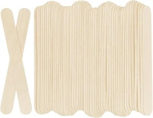 100 piezas palitos artesanales de madera jumbo palo de helado de 6” de largo X 3/4” de ancho - Imagen 1 de 7
