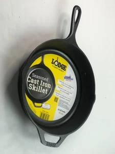 Lodge Seasoned Cast Iron Skillet 10.25 inch Black- Brand New - Picture 1 of 6